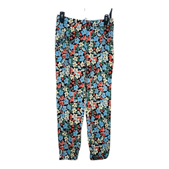ZARA Woman Floral Print Jogger Pants | Size S | Boho Style - Picture 4 of 11